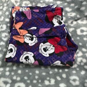LuLaRoe Purple Cartoon Character Leggings